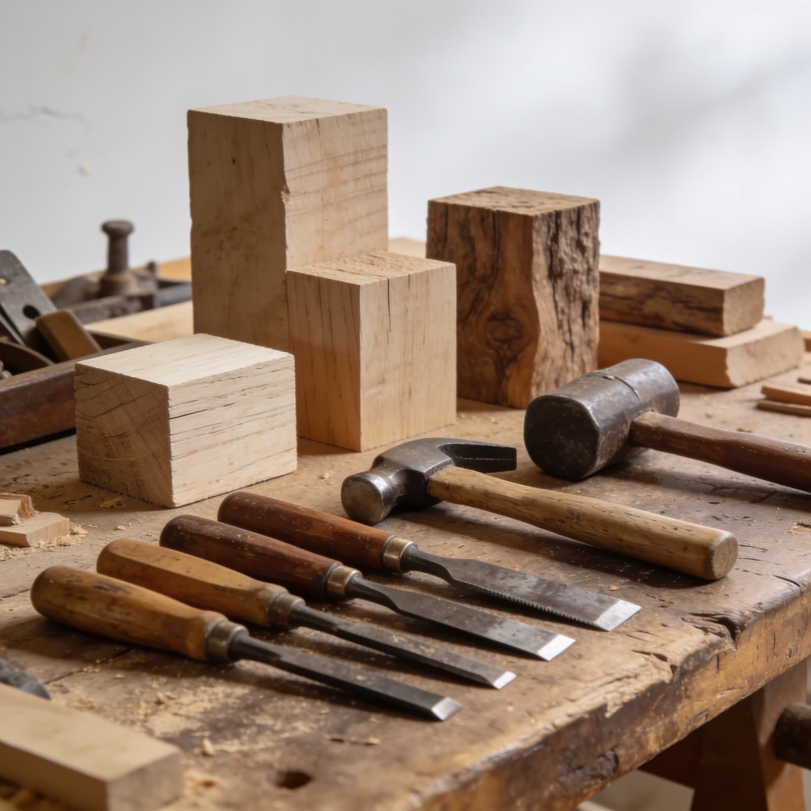 Dans l'atelier