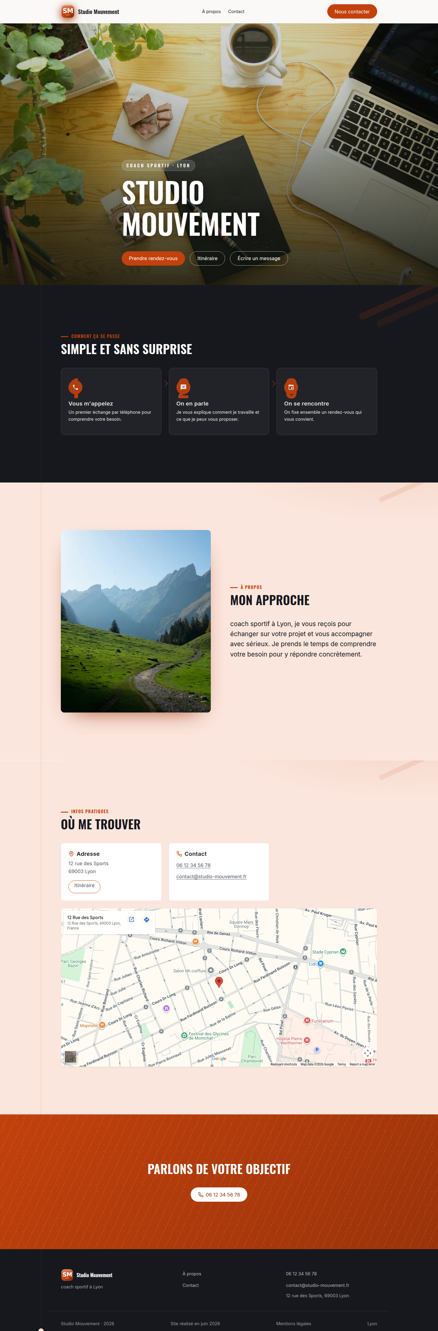 Studio Mouvement — coach sportif